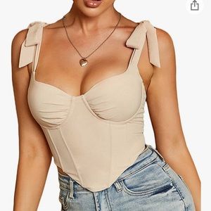 Women’s L nude corset top